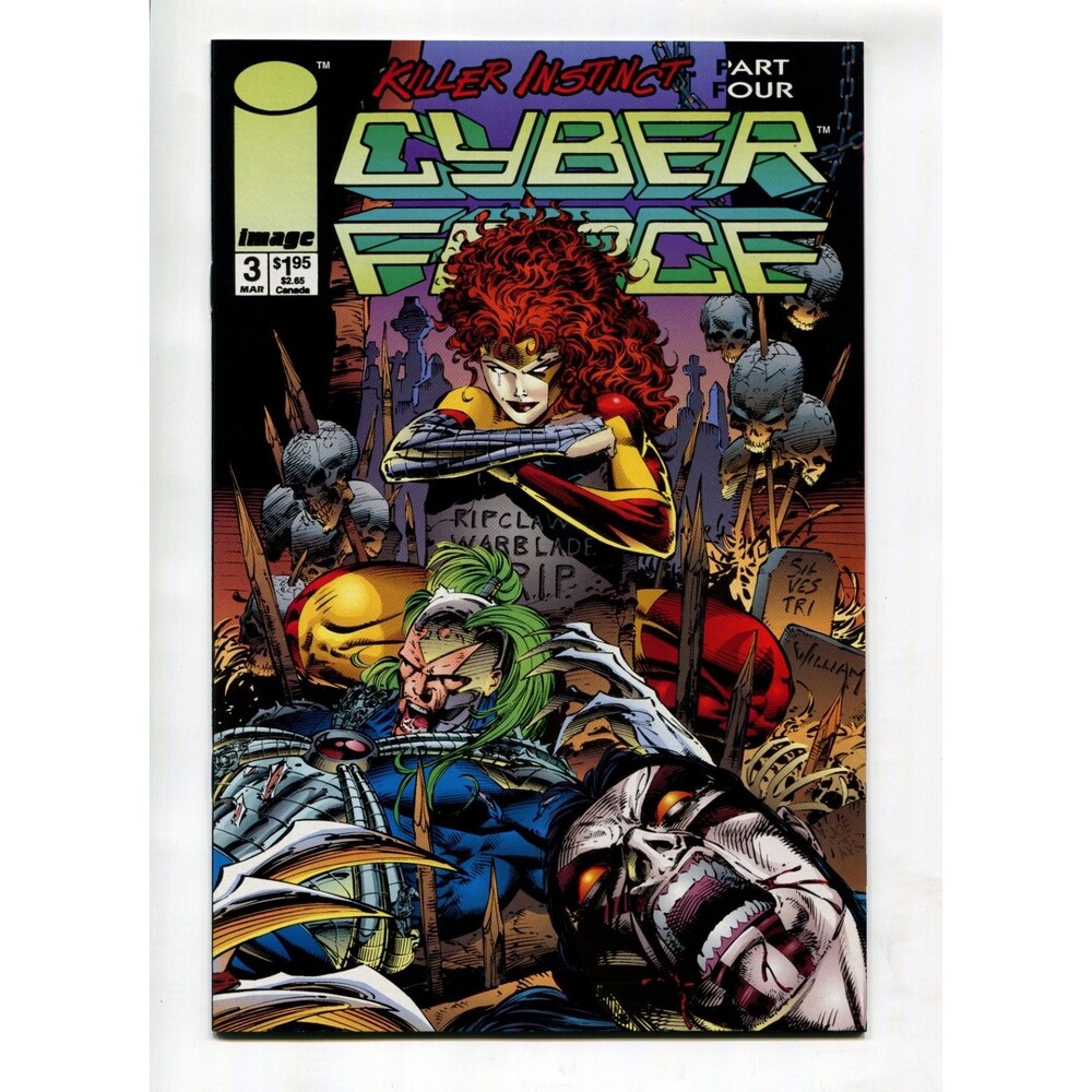 Cyberforce #3 Killer Instinct Part 4 Image Comics Comic Book 1994